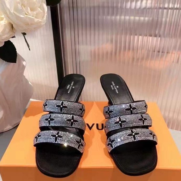 Louis Vuitton nuove pantofole hot diamond