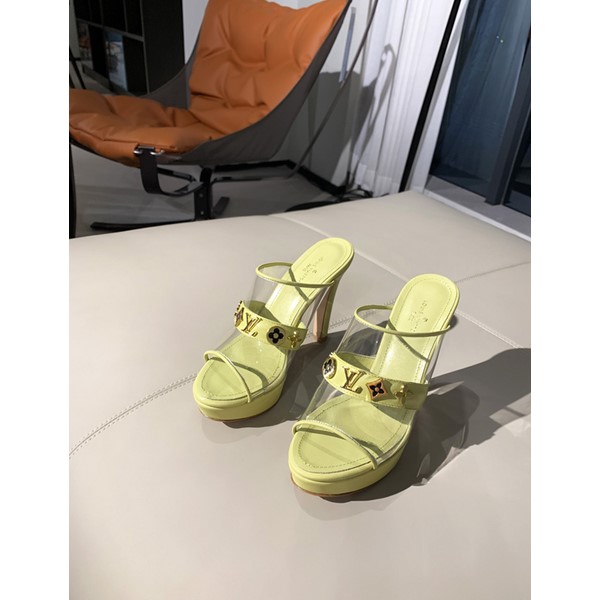 Sandali e pantofole casual con tacco alto da donna Louis Vuitton