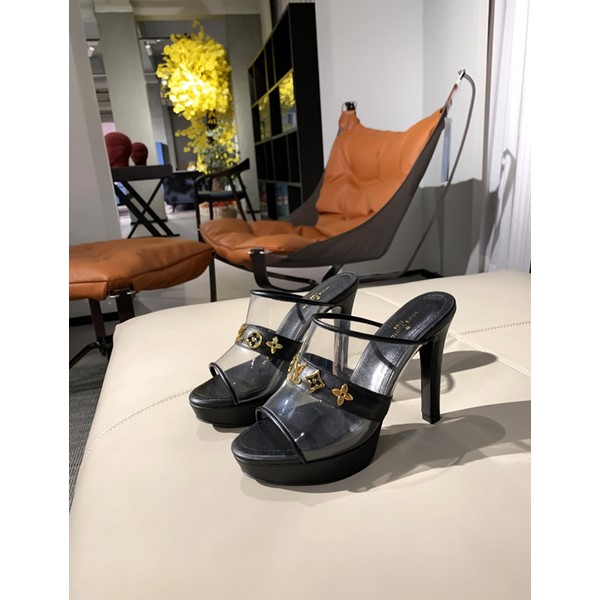 Sandali e pantofole casual con tacco alto da donna Louis Vuitton