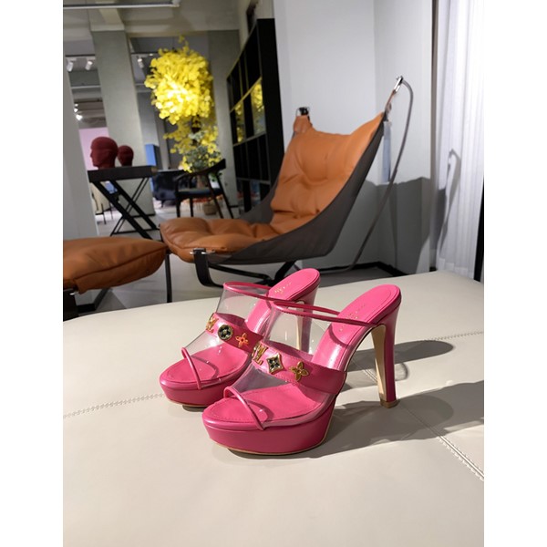 Sandali e pantofole casual con tacco alto da donna Louis Vuitton