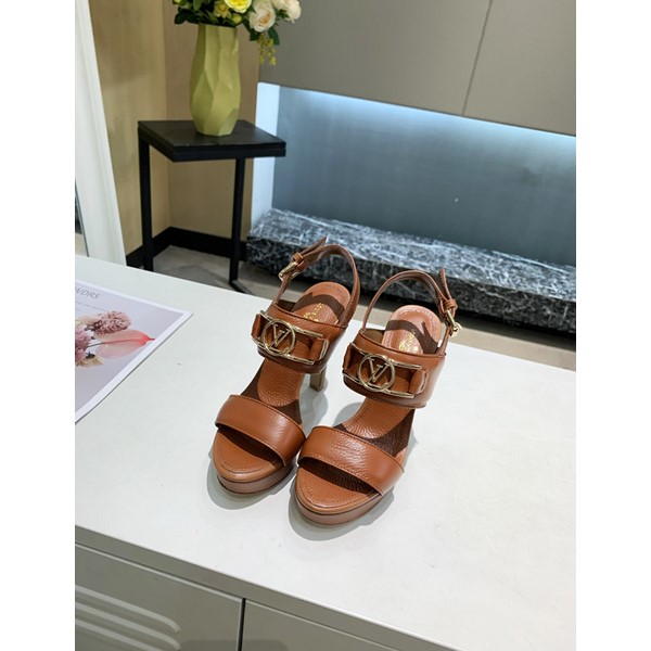 Sandali casual con tacco alto da donna Louis Vuitton