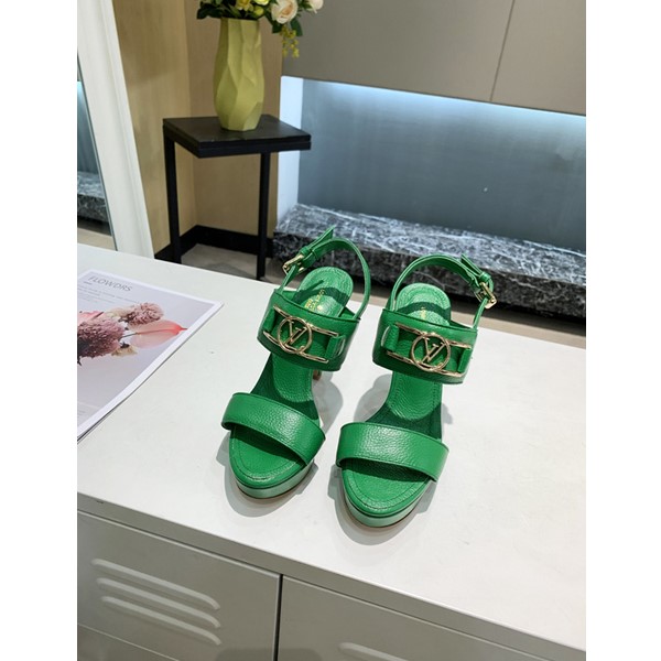 Sandali casual con tacco alto da donna Louis Vuitton