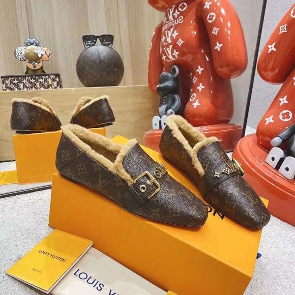 scarpe di pelliccia louis vuitton