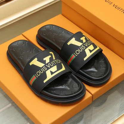 23/Louis Vuitton pantofole casual di lusso da uomo nuovo