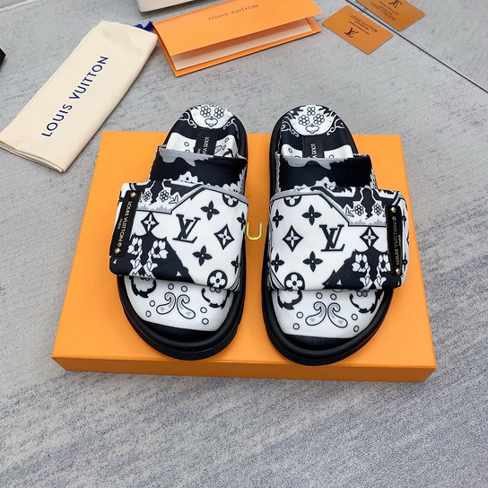 23/Louis Vuitton pantofole casual di lusso da uomo nuovo