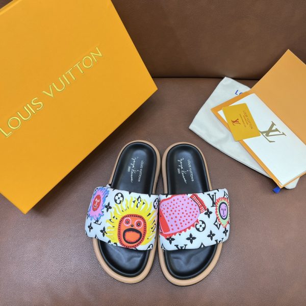 repliche,replica,perfette,siti di,affidabili,migliori siti,dove comprare,1:1,scarpe da ginnastica 23/Louis Vuitton pantofole casual di lusso da uomo nuovo