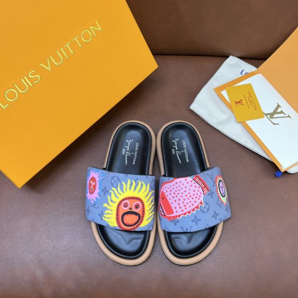 23/Louis Vuitton pantofole casual di lusso da uomo nuovo