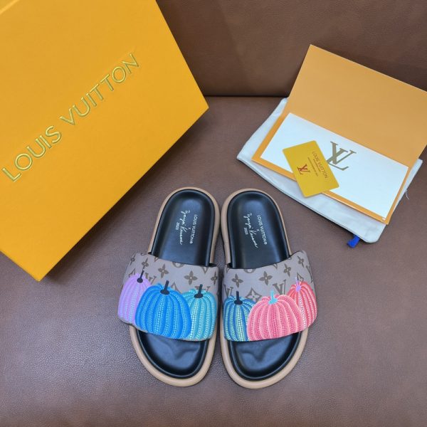 23/Louis Vuitton pantofole casual di lusso da uomo nuovo