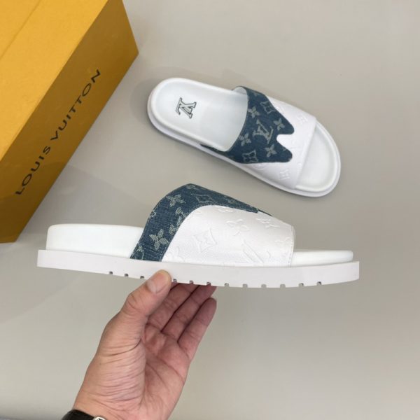 23/Louis Vuitton pantofole casual di lusso da uomo nuovo