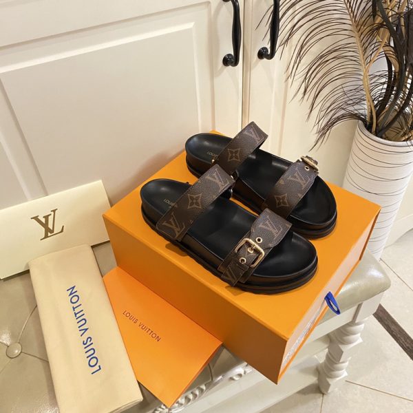 23/Louis Vuitton pantofole casual di lusso delle nuove donne