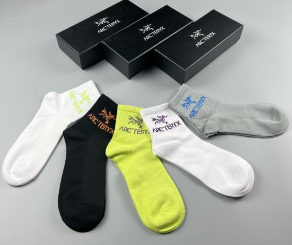 23/ARC·TERYX contatore calze all'ultima moda (5 paia una scatola)