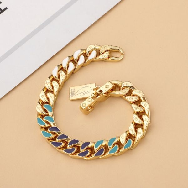 repliche,replica,perfette,siti di,affidabili,migliori siti,dove comprare,1:1,scarpe da ginnastica 23/Louis Vuitton Bracciale Cubano NBA