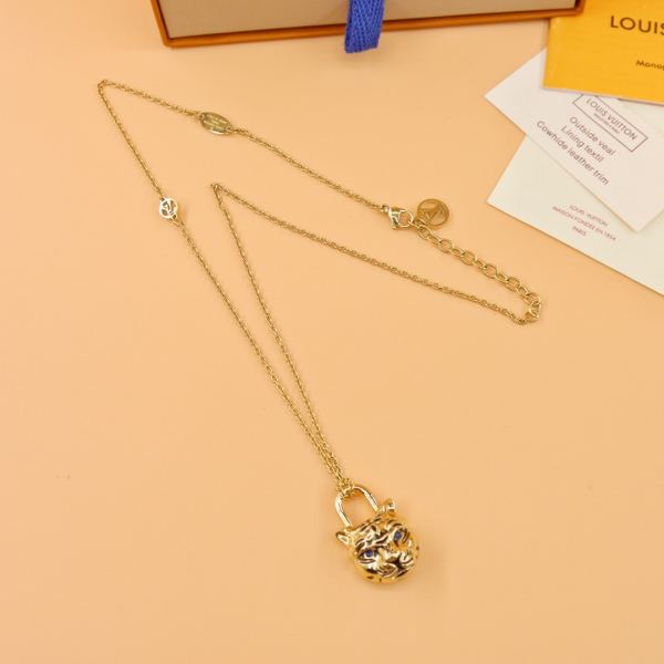 repliche,replica,perfette,siti di,affidabili,migliori siti,dove comprare,1:1,scarpe da ginnastica 23/Louis Vuitton Tiger Collana La mia collana LV Tiger