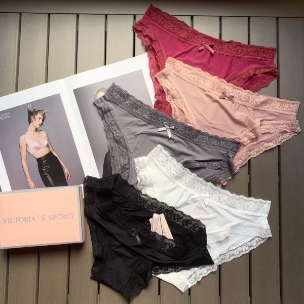 repliche,replica,perfette,siti di,affidabili,migliori siti,dove comprare,1:1,scarpe da ginnastica 【5 pezzi】 Mutandine in pizzo per anca a vita bassa in seta di ghiaccio di Victoria’s Secret