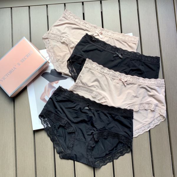 repliche,replica,perfette,siti di,affidabili,migliori siti,dove comprare,1:1,scarpe da ginnastica 【4 pezzi】 Mutandine di seta di ghiaccio di Victoria’s Secret con pizzo