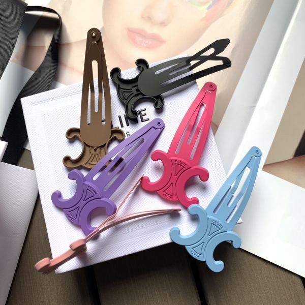 【6 pezzi】 I nuovi fermagli per capelli colorati di Celine