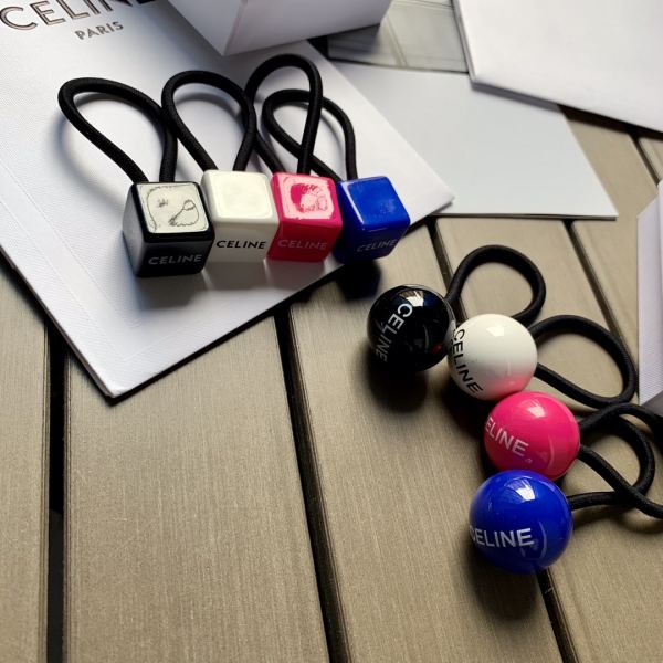 【4 pezzi】 La nuova corda per capelli ad alta elasticità quadrata colorata di Celine