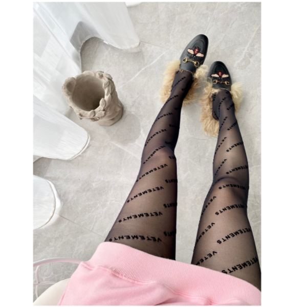 repliche,replica,perfette,siti di,affidabili,migliori siti,dove comprare,1:1,scarpe da ginnastica 23/1 paio di calze collant Vetements x Wolford Black Full Print Bullet Hell Letter Logo