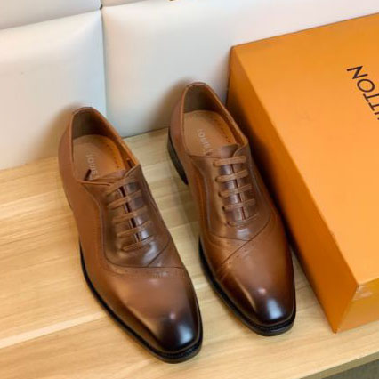 23/Louis Vuitton nuove scarpe in pelle da uomo