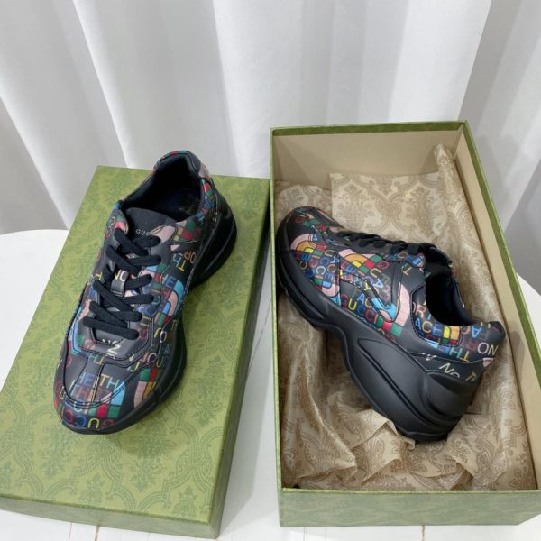 repliche,replica,perfette,siti di,affidabili,migliori siti,dove comprare,1:1,scarpe da ginnastica Gucci – versione top – scarpe da papà della coppia GG