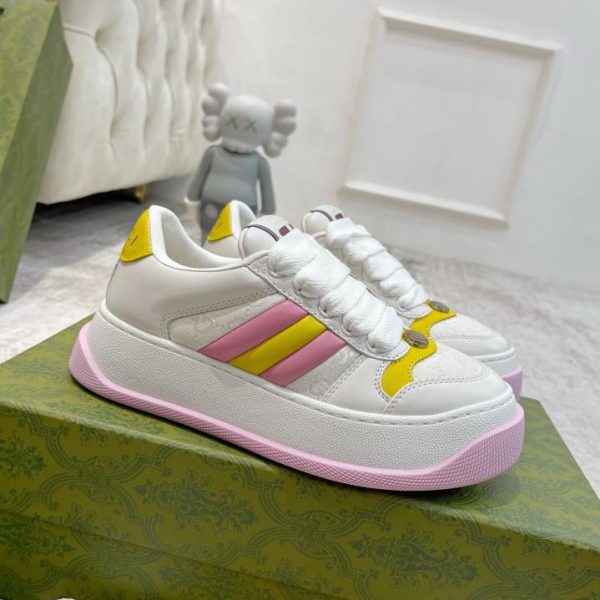 repliche,replica,perfette,siti di,affidabili,migliori siti,dove comprare,1:1,scarpe da ginnastica Scarpe sporche Gucci con suola spessa per coppie, scarpe con aumento di altezza di 6 cm ~