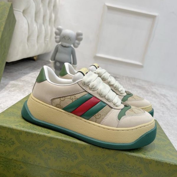 repliche,replica,perfette,siti di,affidabili,migliori siti,dove comprare,1:1,scarpe da ginnastica Scarpe sporche Gucci con suola spessa per coppie, scarpe con aumento di altezza di 6 cm ~