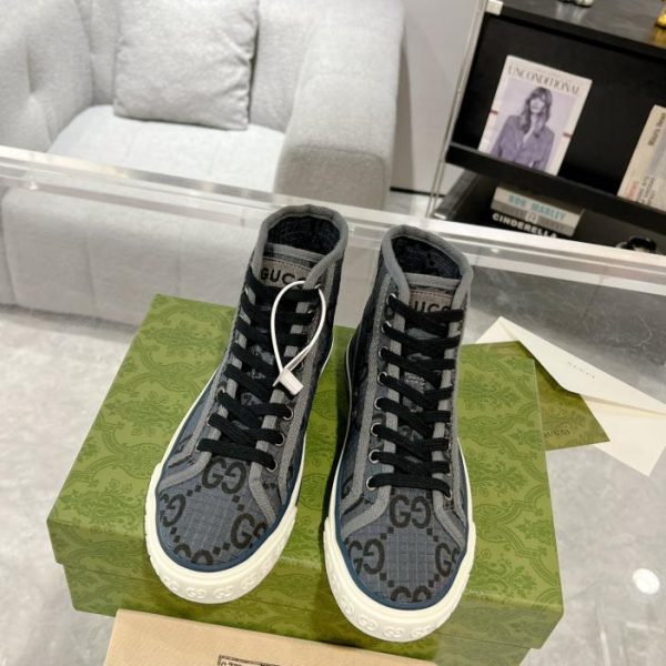 Scarpe di tela della serie classica Gucci Tennis 1977