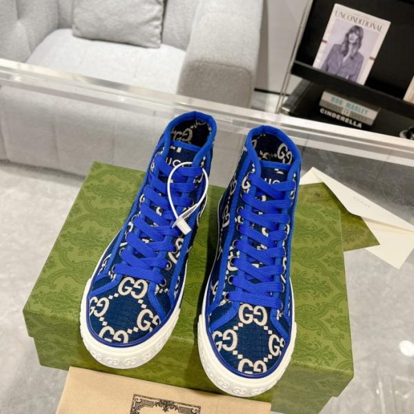 Scarpe di tela della serie classica Gucci Tennis 1977
