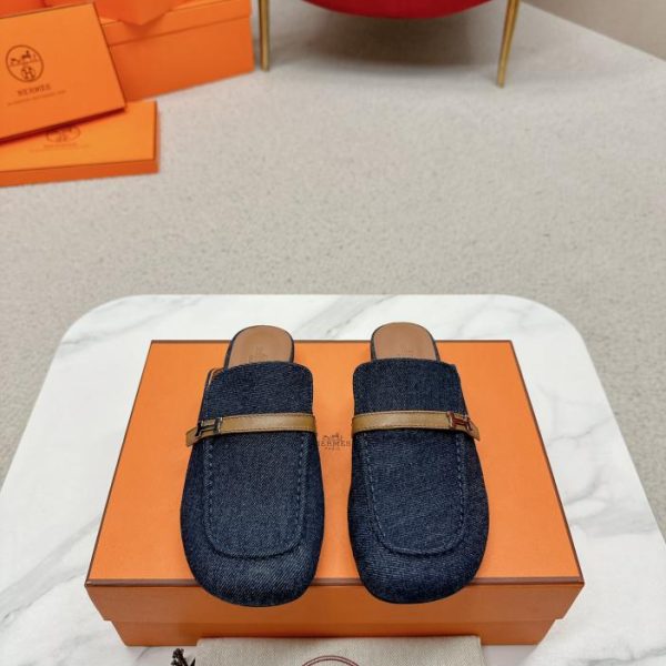 HERMES 2024 Pantofole da mulo primaverili ed estive