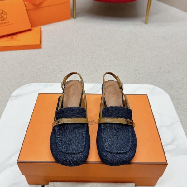 HERMES 2024 Pantofole da mulo primaverili ed estive