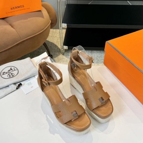 repliche,replica,perfette,siti di,affidabili,migliori siti,dove comprare,1:1,scarpe da ginnastica Hermès classica piattaforma impermeabile con zeppa H e suola spessa