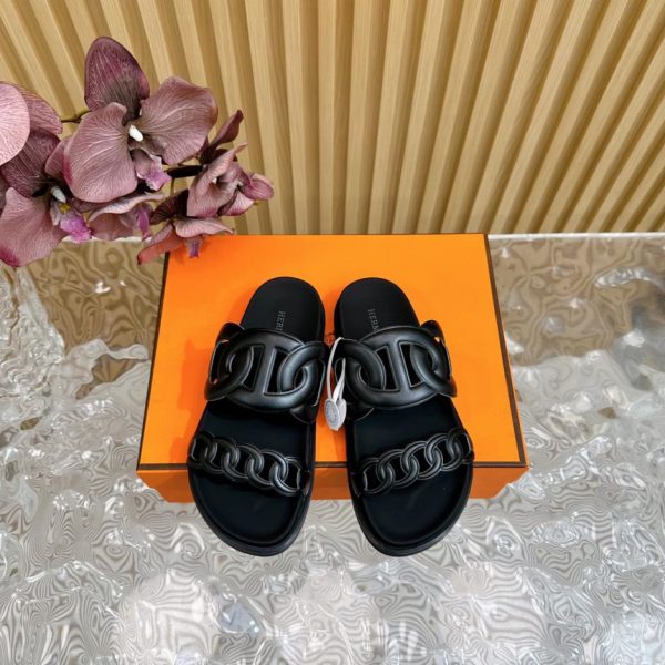 【ΗERMES】 Pantofole classiche da coppia primaverili ed estive