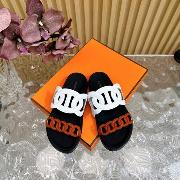 repliche,replica,perfette,siti di,affidabili,migliori siti,dove comprare,1:1,scarpe da ginnastica 【ΗERMES】 Pantofole classiche da coppia primaverili ed estive