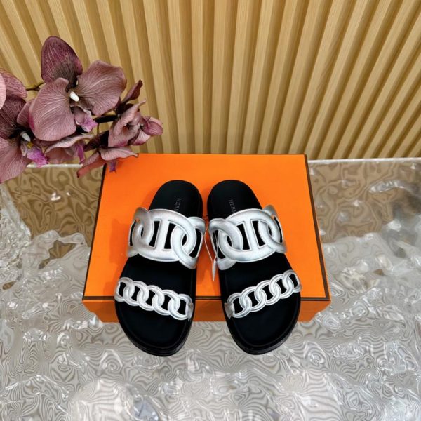 【ΗERMES】 Pantofole classiche da coppia primaverili ed estive