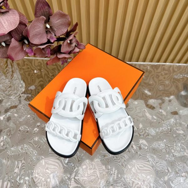 【ΗERMES】 Pantofole classiche da coppia primaverili ed estive