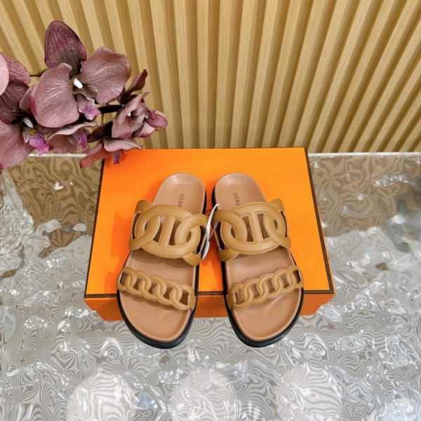 【ΗERMES】 Pantofole classiche da coppia primaverili ed estive