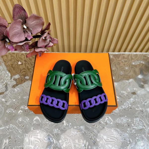 【ΗERMES】 Pantofole classiche da coppia primaverili ed estive