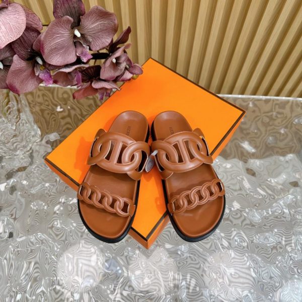 repliche,replica,perfette,siti di,affidabili,migliori siti,dove comprare,1:1,scarpe da ginnastica 【ΗERMES】 Pantofole classiche da coppia primaverili ed estive
