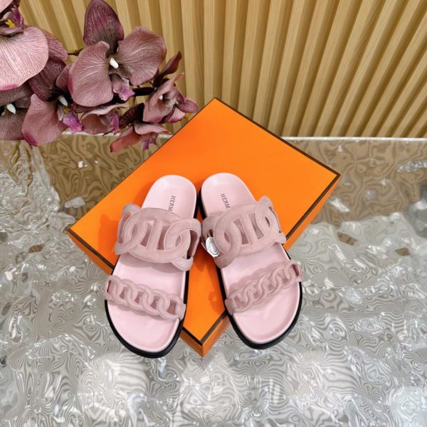 【ΗERMES】 Pantofole classiche da coppia primaverili ed estive