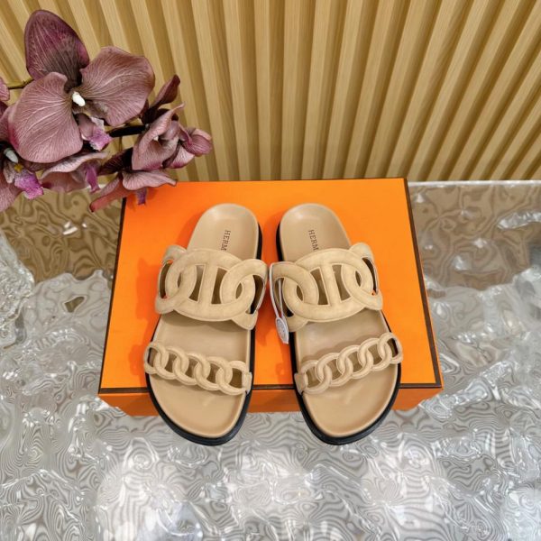 repliche,replica,perfette,siti di,affidabili,migliori siti,dove comprare,1:1,scarpe da ginnastica 【ΗERMES】 Pantofole classiche da coppia primaverili ed estive