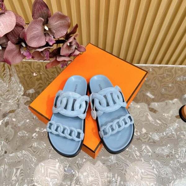 【ΗERMES】 Pantofole classiche da coppia primaverili ed estive