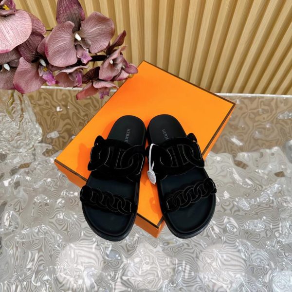 【ΗERMES】 Pantofole classiche da coppia primaverili ed estive