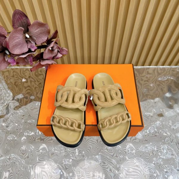 repliche,replica,perfette,siti di,affidabili,migliori siti,dove comprare,1:1,scarpe da ginnastica 【ΗERMES】 Pantofole classiche da coppia primaverili ed estive