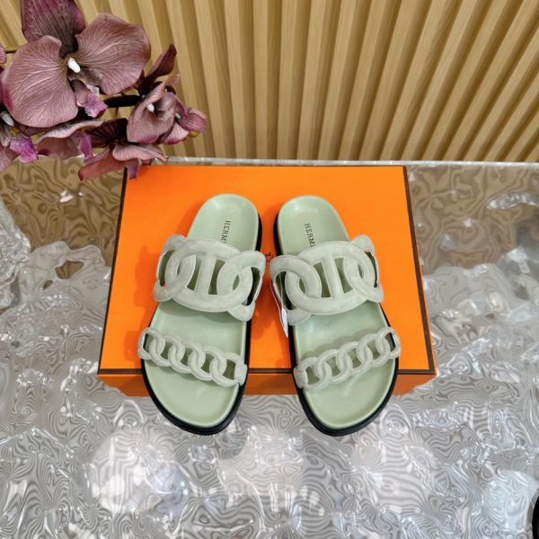 【ΗERMES】 Pantofole classiche da coppia primaverili ed estive
