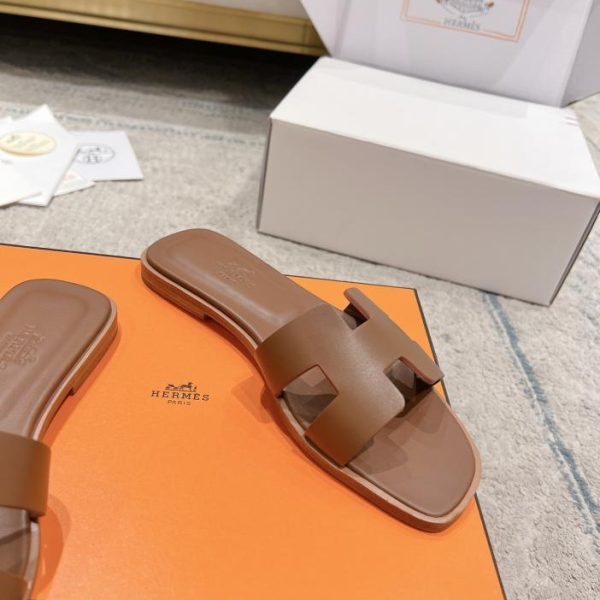 Pantofole Hermès H Sandali Oran [serie lucida]