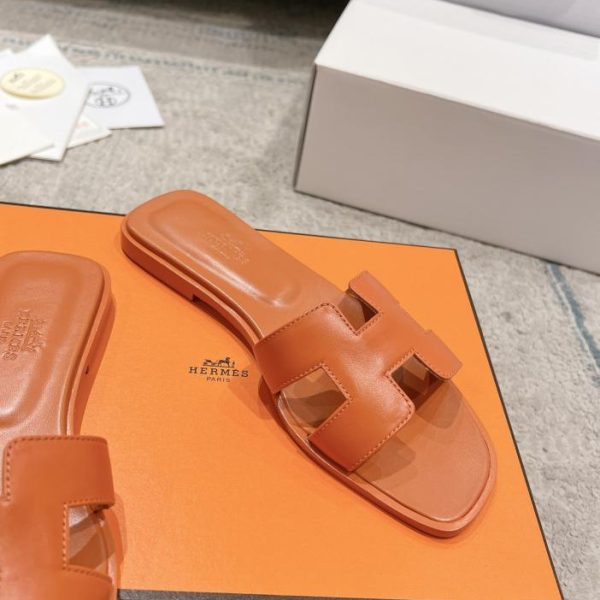 Pantofole Hermès H Sandali Oran [serie lucida]