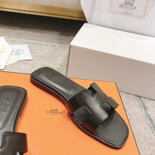 Pantofole Hermès H Sandali Oran [serie lucida]