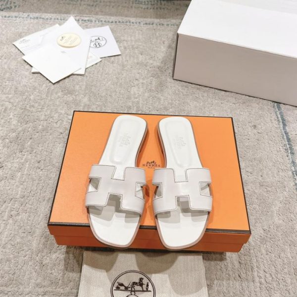 Pantofole Hermès H Sandali Oran [serie lucida]