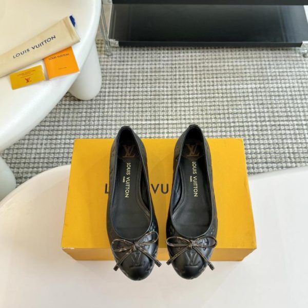 Sandali ballerine classiche con fiocco in rilievo LOUIS VUITTON