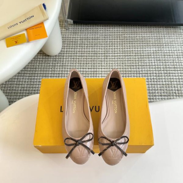 Sandali ballerine classiche con fiocco in rilievo LOUIS VUITTON